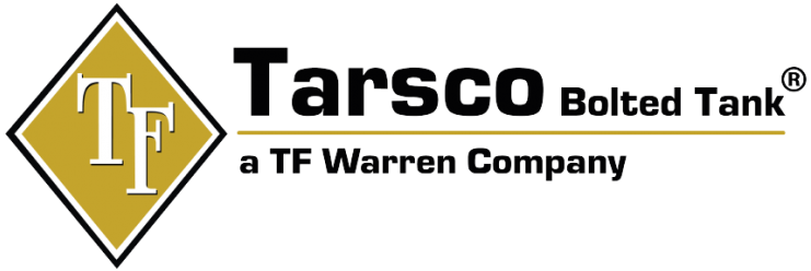 Tarsco Bolted Tank logo in gold and black